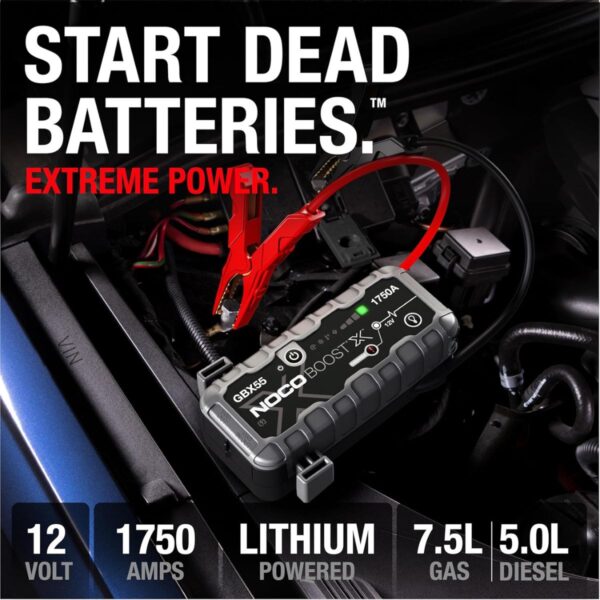 Booster Batterie Voiture NOCO Boost X GBX55 1750A 12V – Image 4